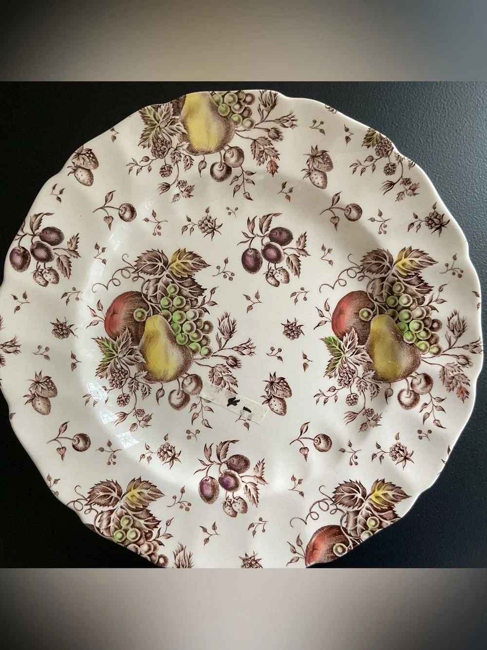 Vintage 	1960s/1970s Johnson Bros Autumns Delight Dinner Plates Set of 2